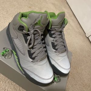 Jordan 5 Green Bean With Box